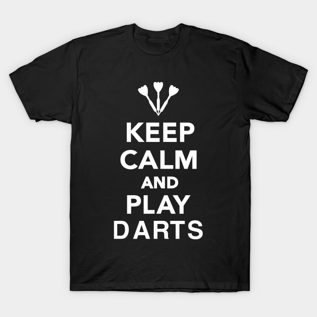 Keep calm and play Darts T-Shirt by Designzz